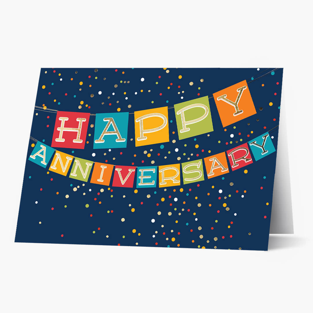 Anniversary Banner Card