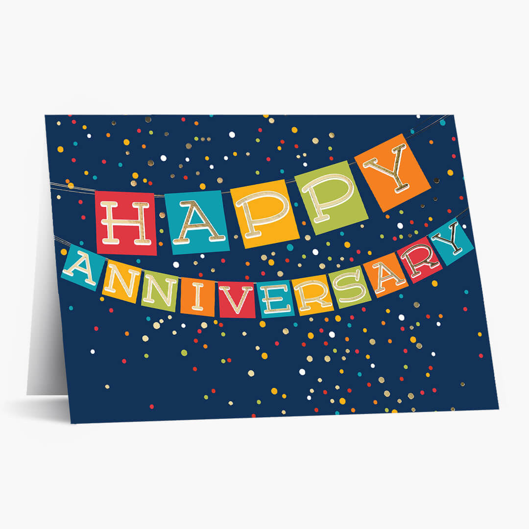 Anniversary Banner Card
