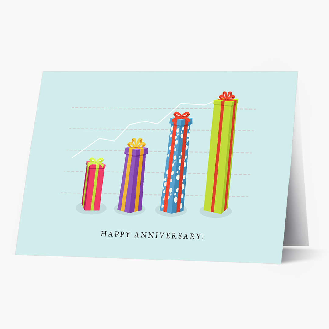 Anniversary Gift Graph Card