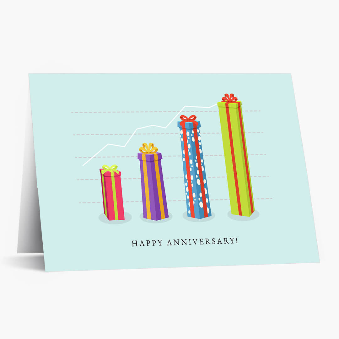 Anniversary Gift Graph Card