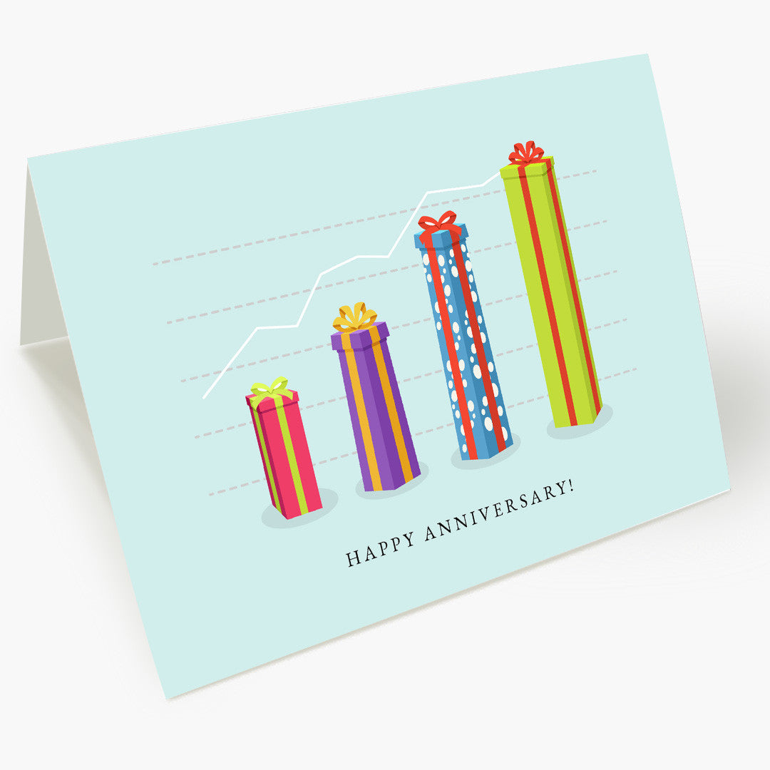 Anniversary Gift Graph Card