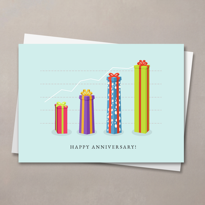 Anniversary Gift Graph Card