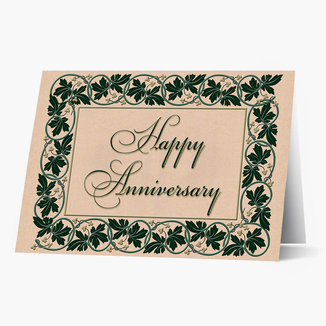 Anniversary Ivy Recycled Card