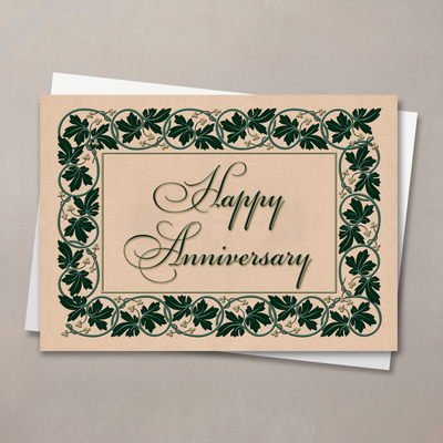 Anniversary Ivy Recycled Card