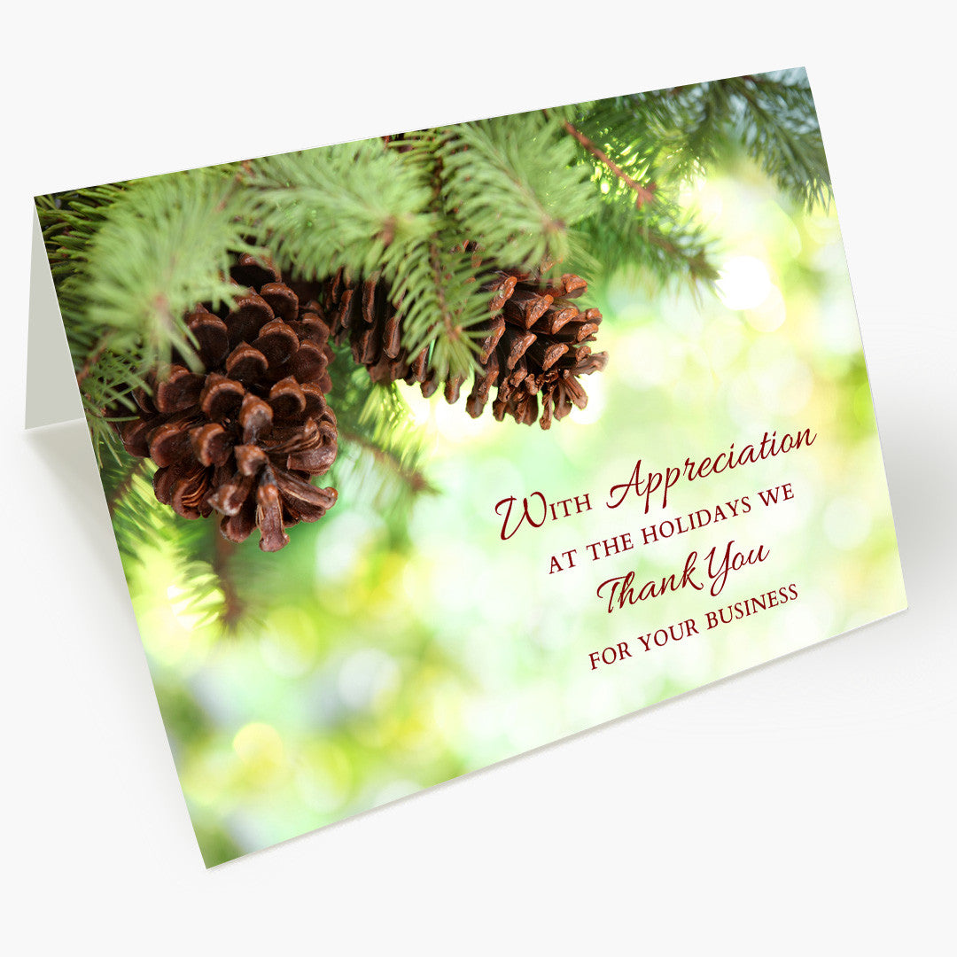 Appreciation At Holidays Christmas Card