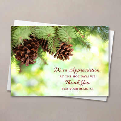 Appreciation At Holidays Christmas Card