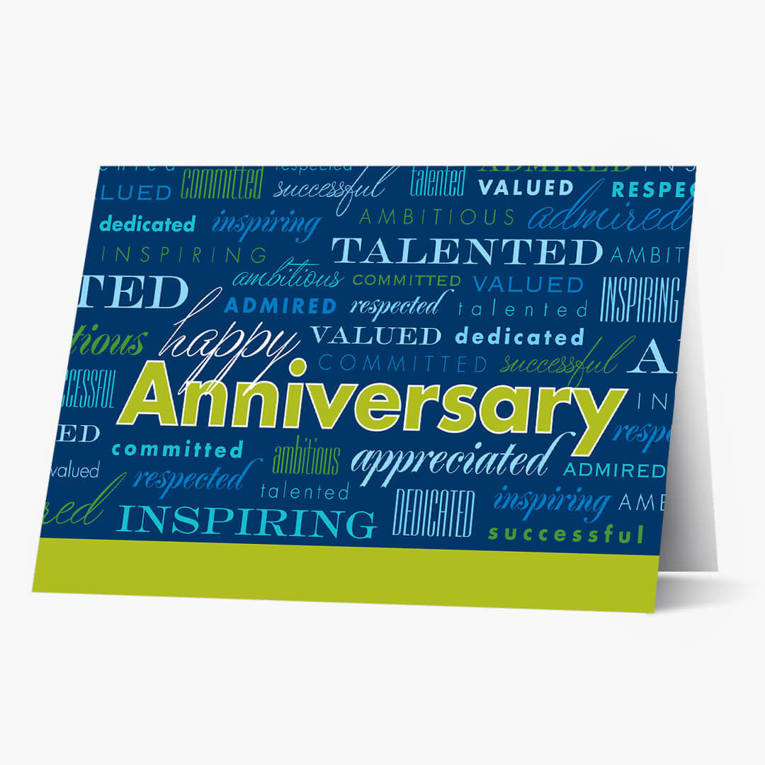 Appreciation Business Anniversary Card