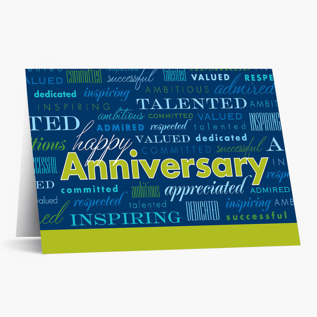 Appreciation Business Anniversary Card