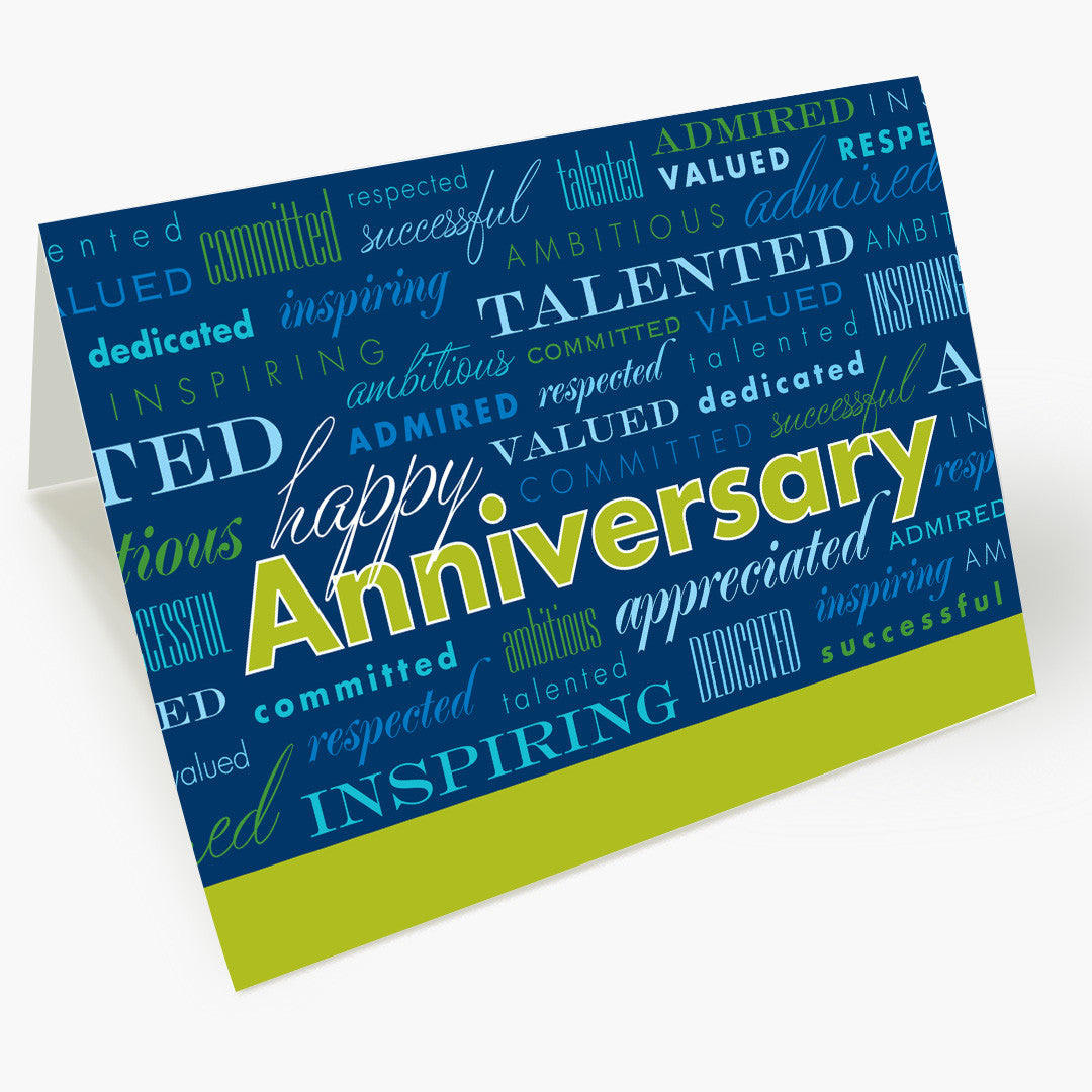 Appreciation Business Anniversary Card