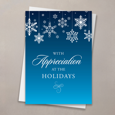 Appreciation Snowflake Holiday Card