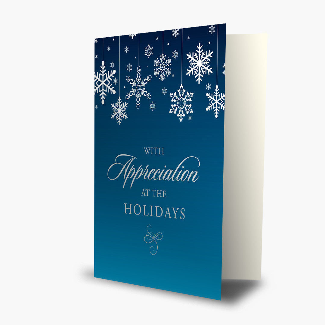 Appreciation Snowflake Holiday Card