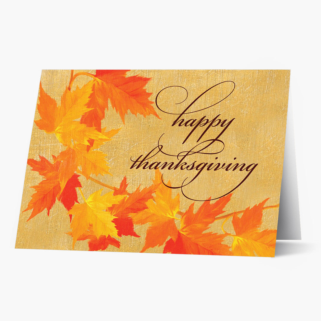 Autumn Garland Thanksgiving Card