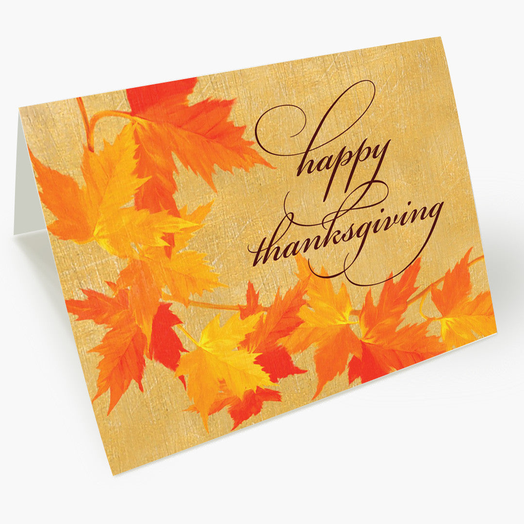 Autumn Garland Thanksgiving Card