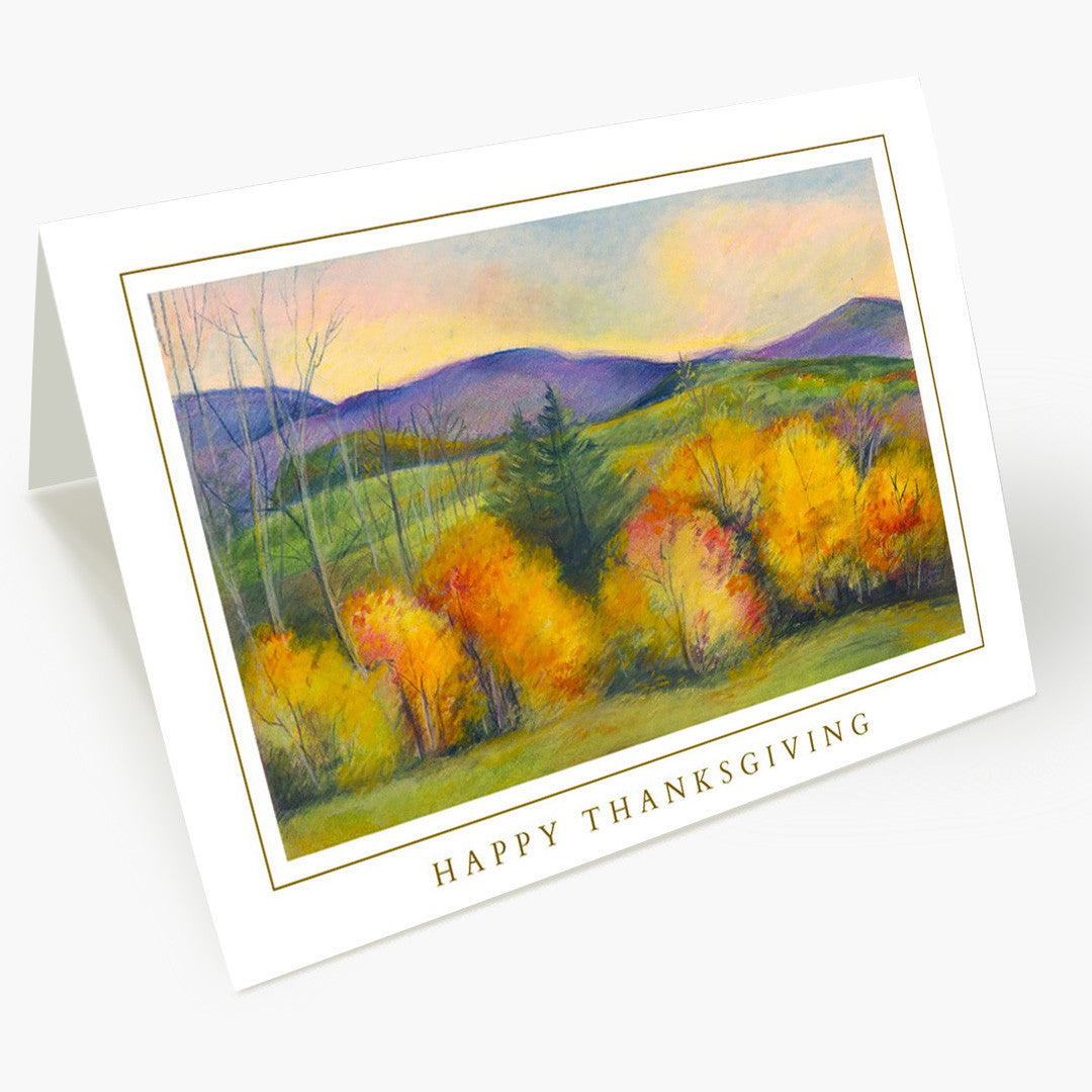 Autumn Painting Thanksgiving Card