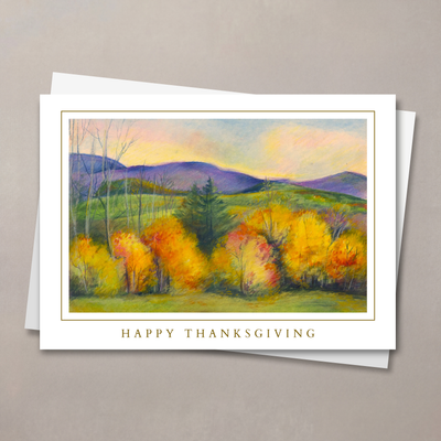 Autumn Painting Thanksgiving Card