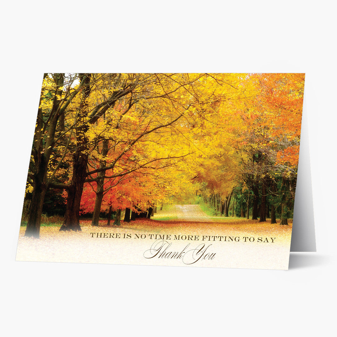 Autumn Spectacle Thanksgiving Card