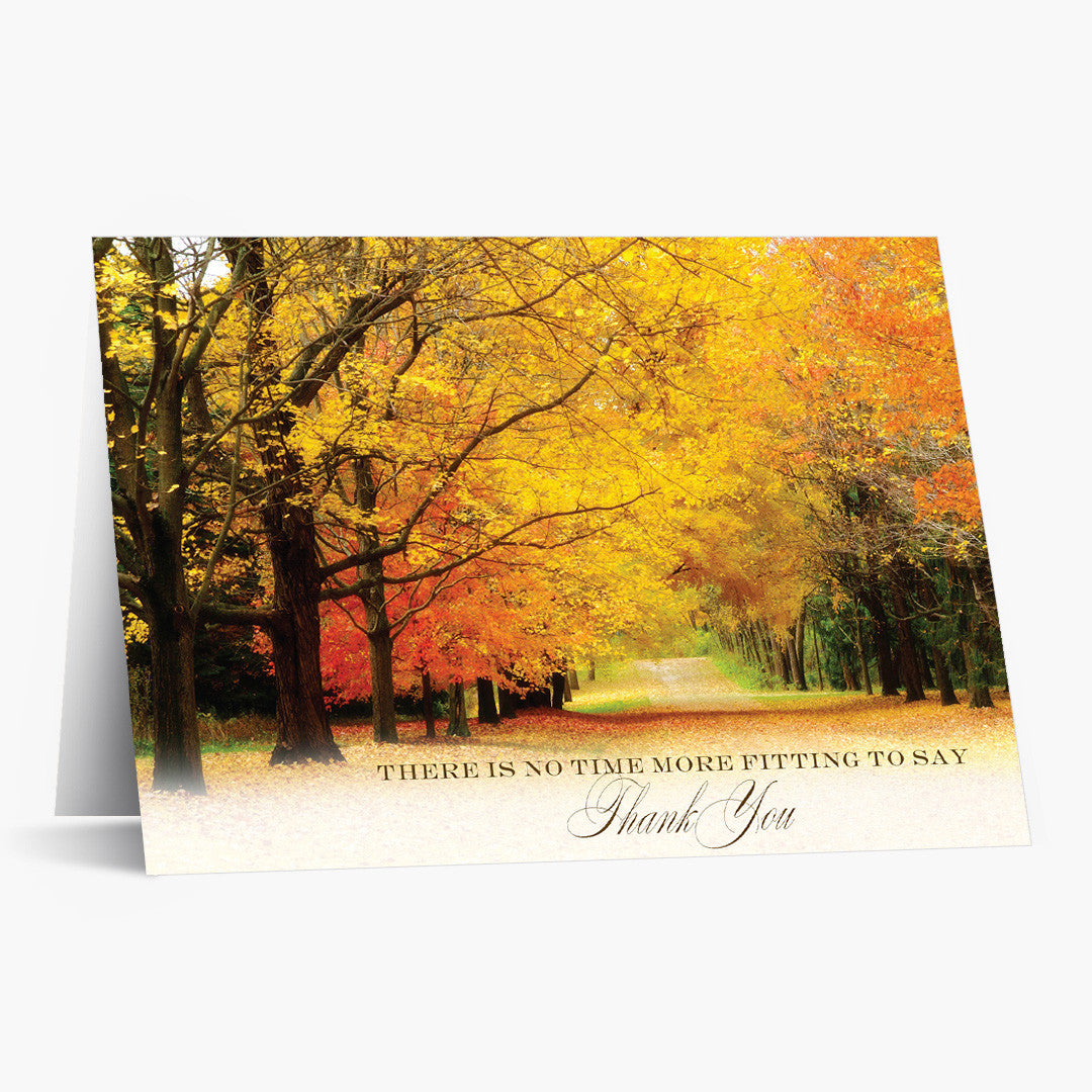 Autumn Spectacle Thanksgiving Card