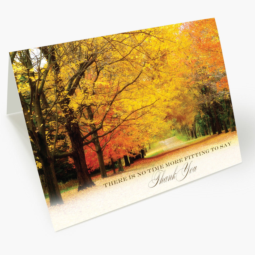Autumn Spectacle Thanksgiving Card