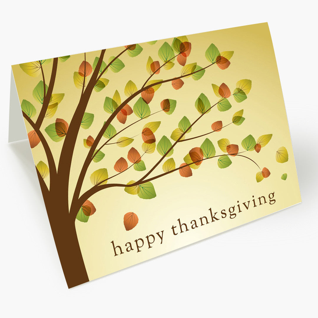 Autumn Tree Thanksgiving Card