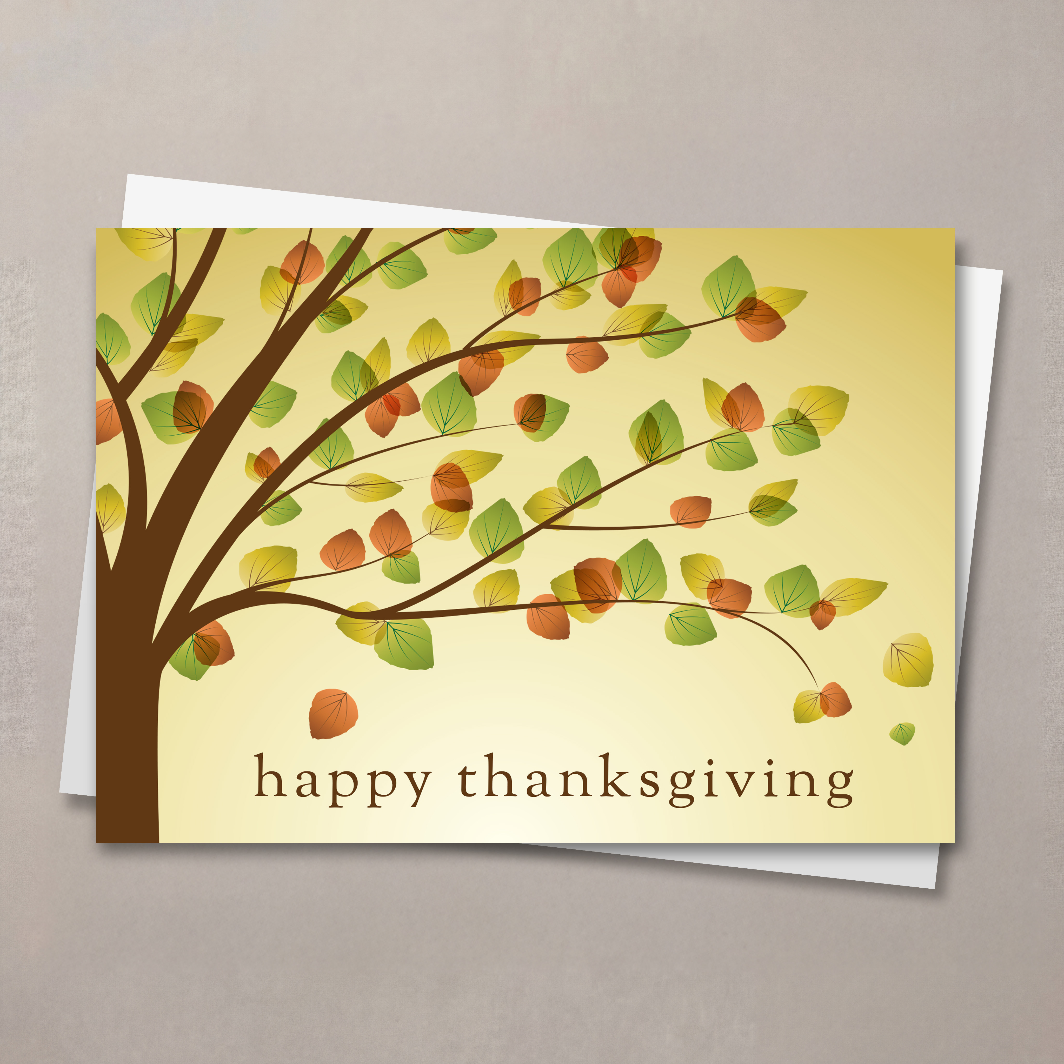 Autumn Tree Thanksgiving Card
