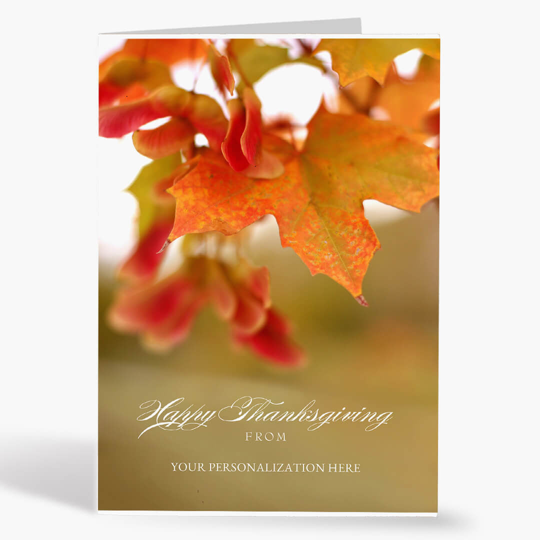 Autumn's Warmth Thanksgiving Card