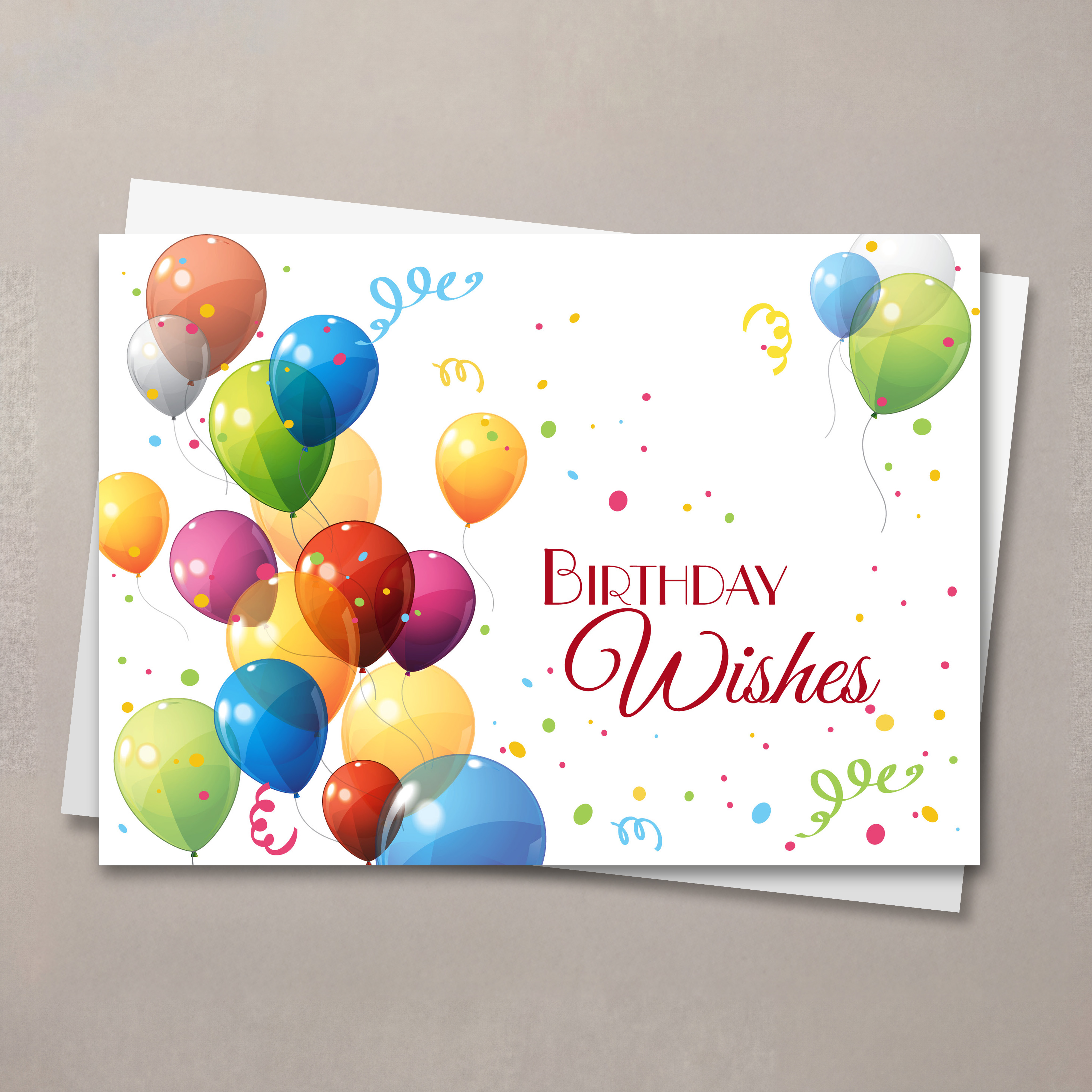 Balloon Birthday Wishes