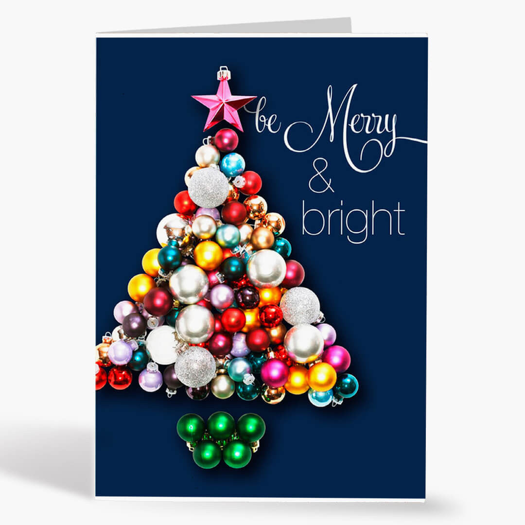 Be Merry And Bright Christmas Card