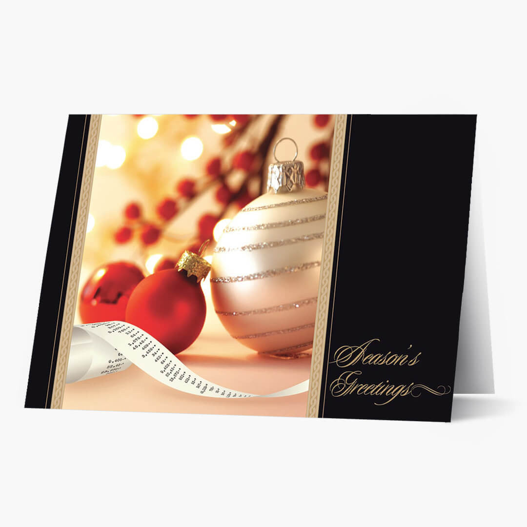 Beauty In Numbers Holiday Card