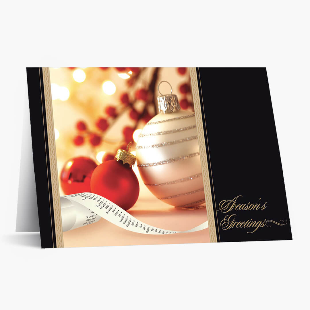 Beauty In Numbers Holiday Card