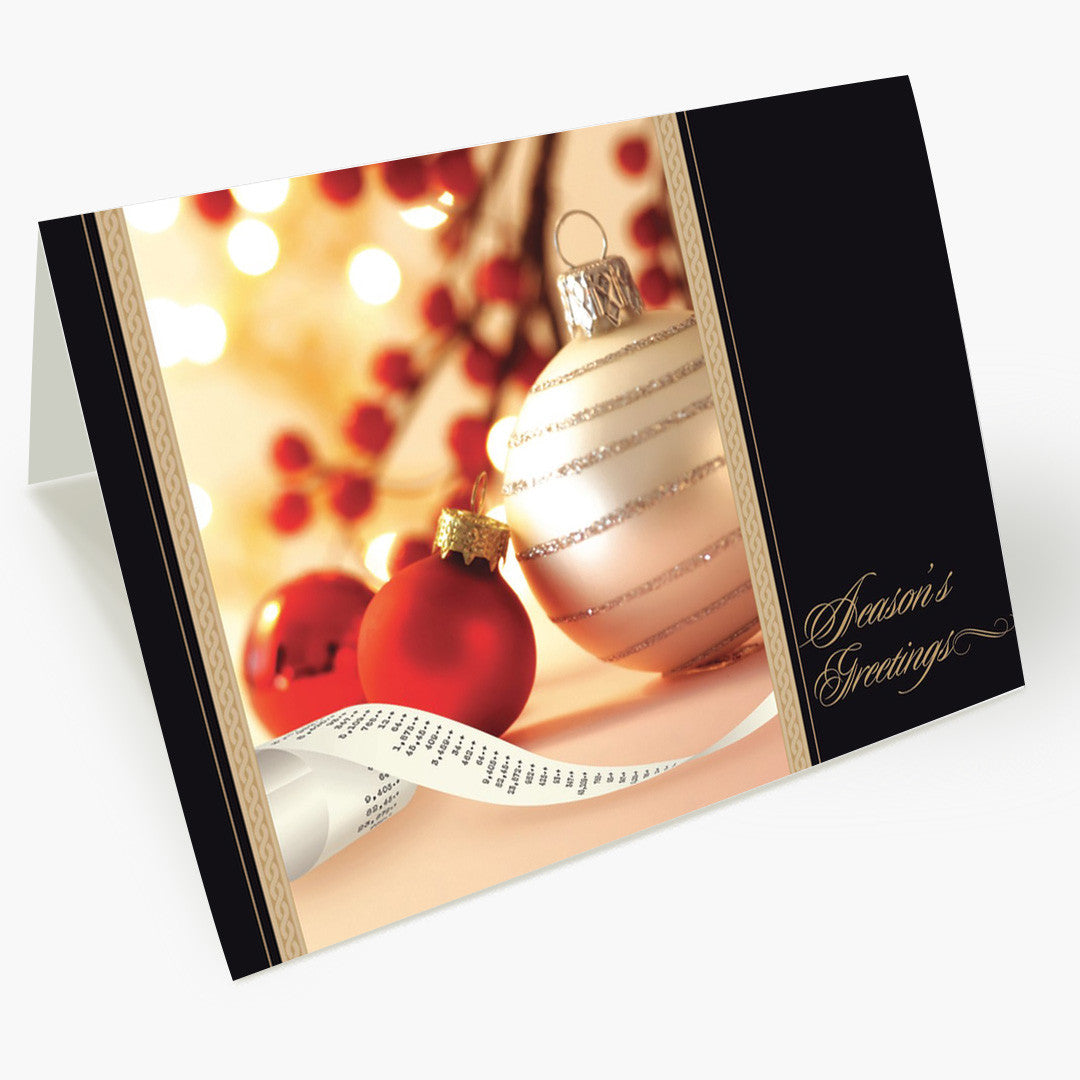 Beauty In Numbers Holiday Card