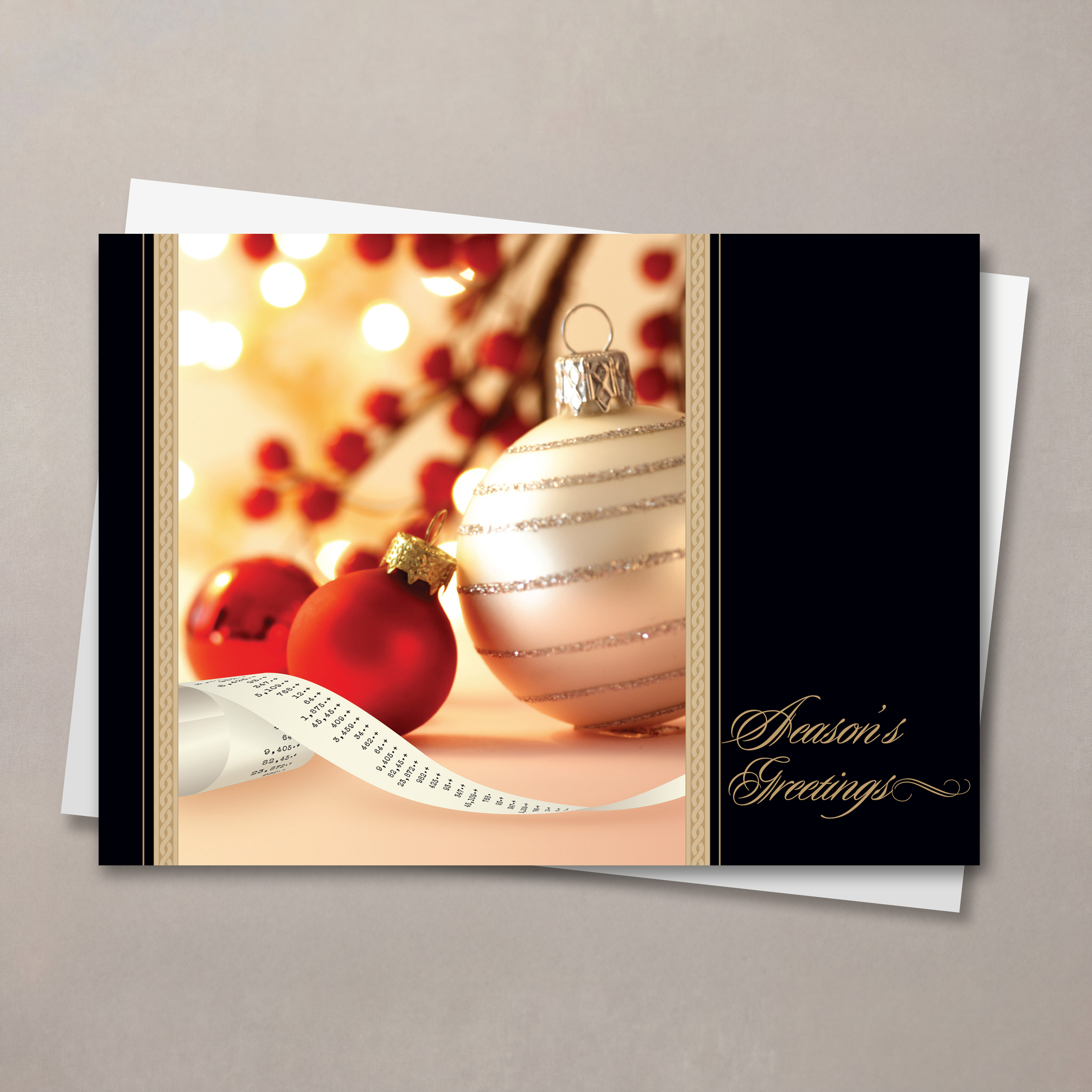 Beauty In Numbers Holiday Card