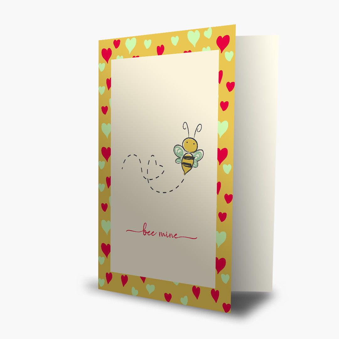 Bee Mine Valentine's Card