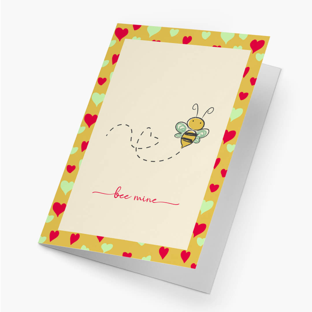Bee Mine Valentine's Card