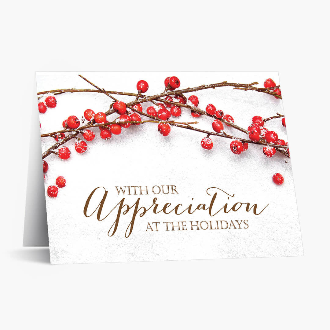 Berry Appreciation Christmas Card