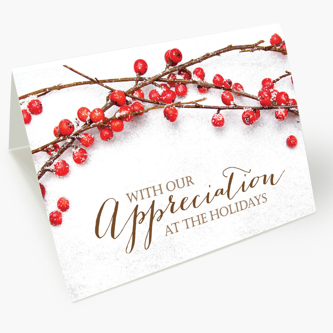Berry Appreciation Christmas Card