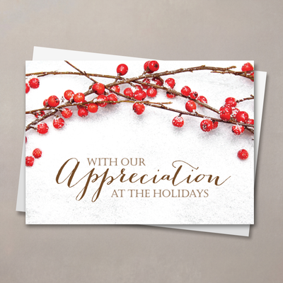 Berry Appreciation Christmas Card