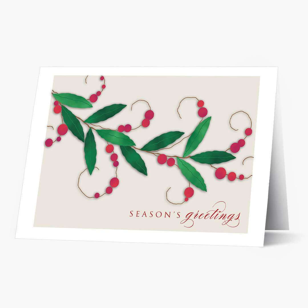 Berry Blessed Holiday Card