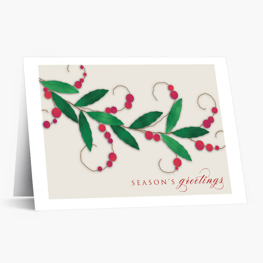 Berry Blessed Holiday Card