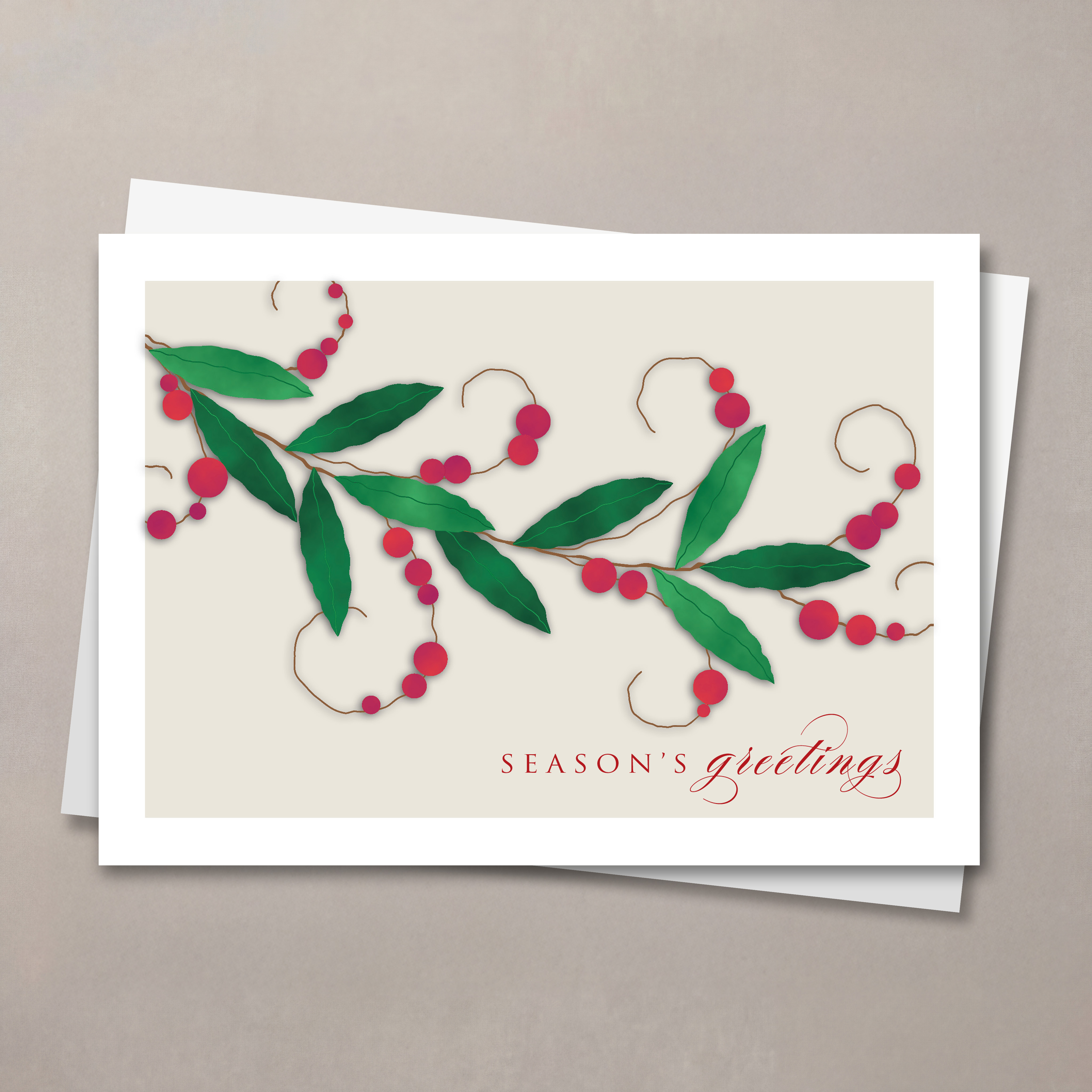 Berry Blessed Holiday Card