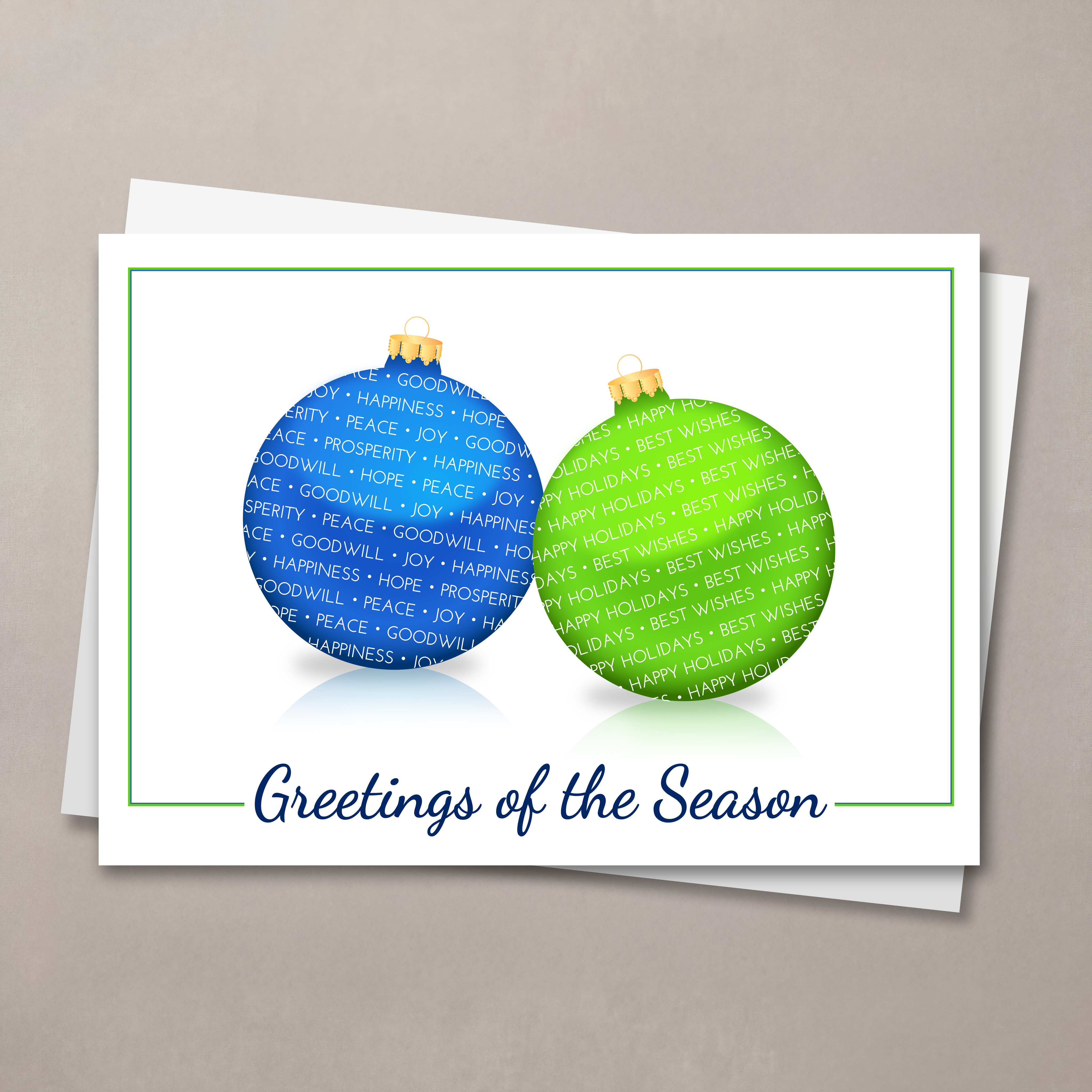 Best of Wishes Holiday Card