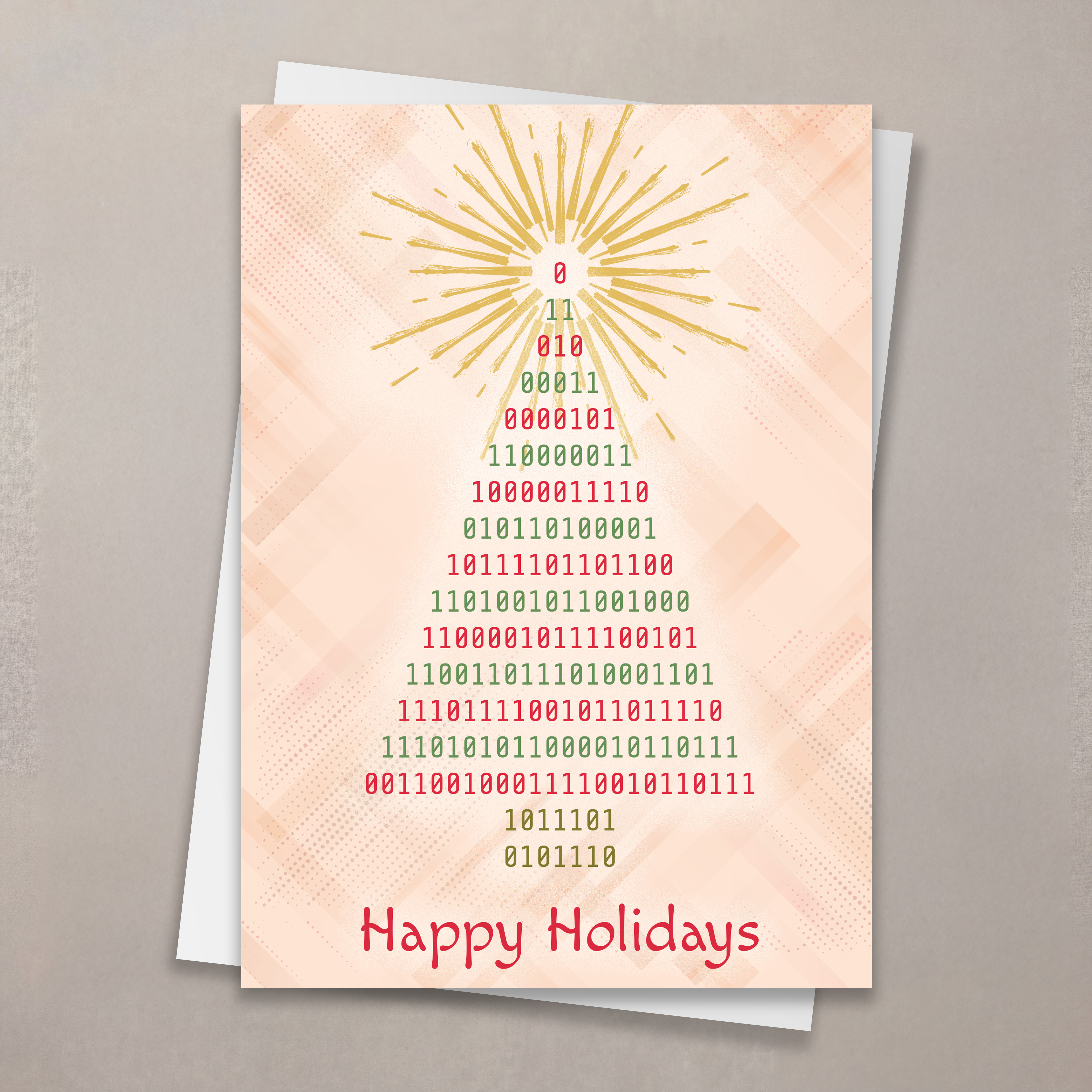 Binary Tree Christmas Card
