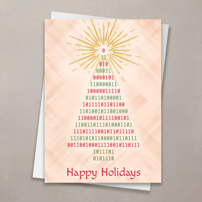 Binary Tree Christmas Card