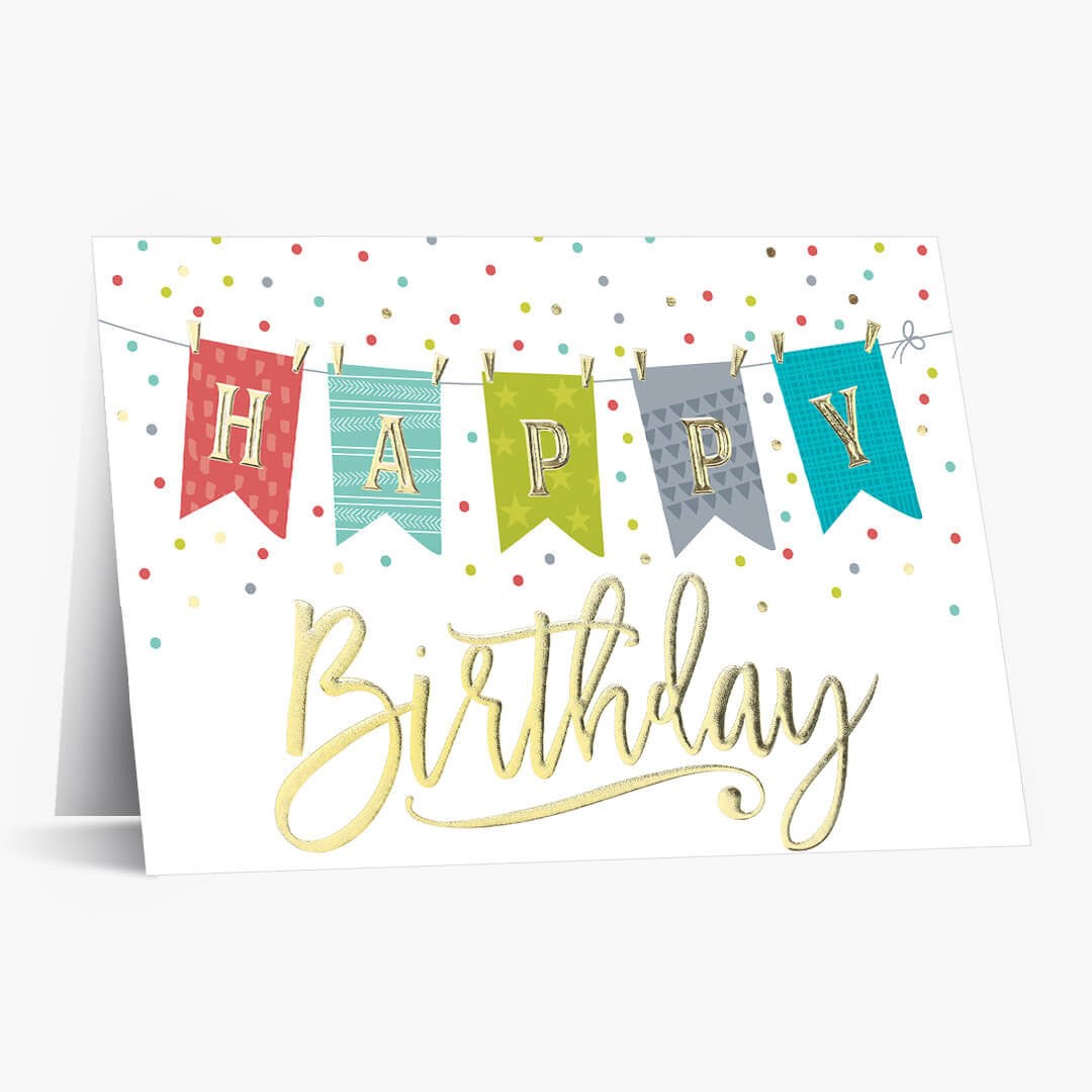 Birthday Banner Birthday Card