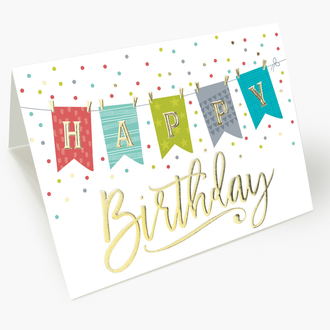 Birthday Banner Birthday Card