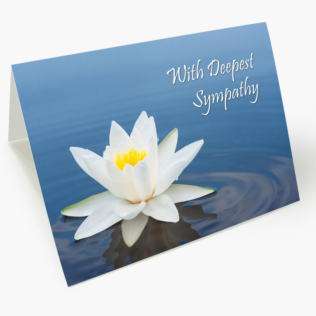 Blue Waters Sympathy Card