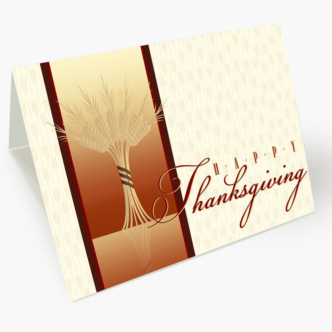 Bountiful Harvest Thanksgiving Card