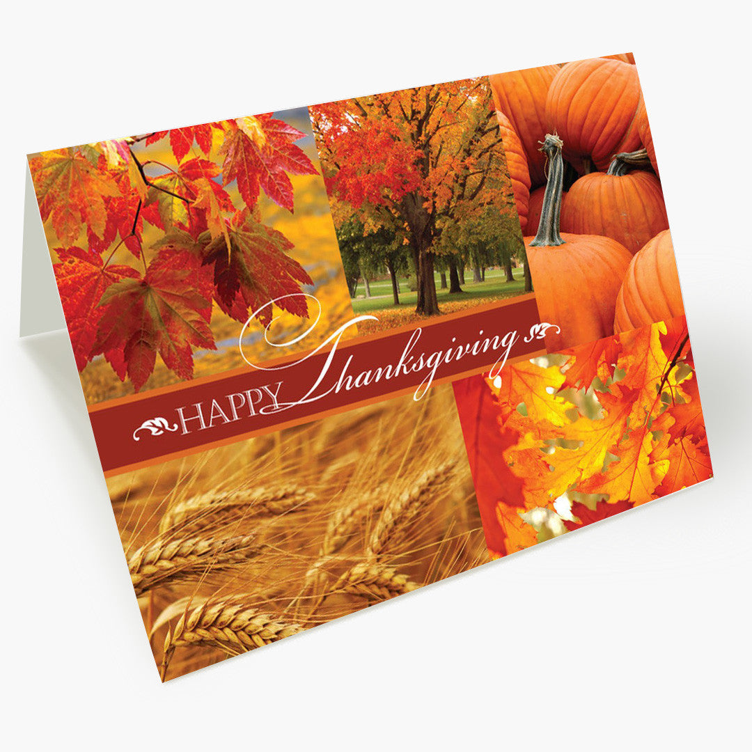 Bountiful Wishes Thanksgiving Card