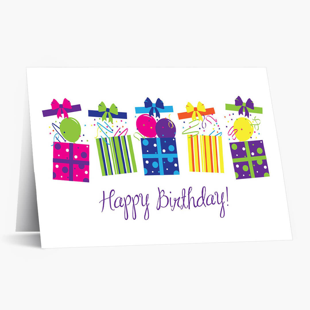 Bright Boxes Card