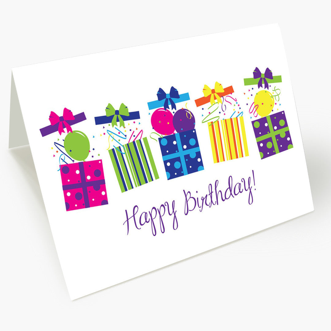 Bright Boxes Card