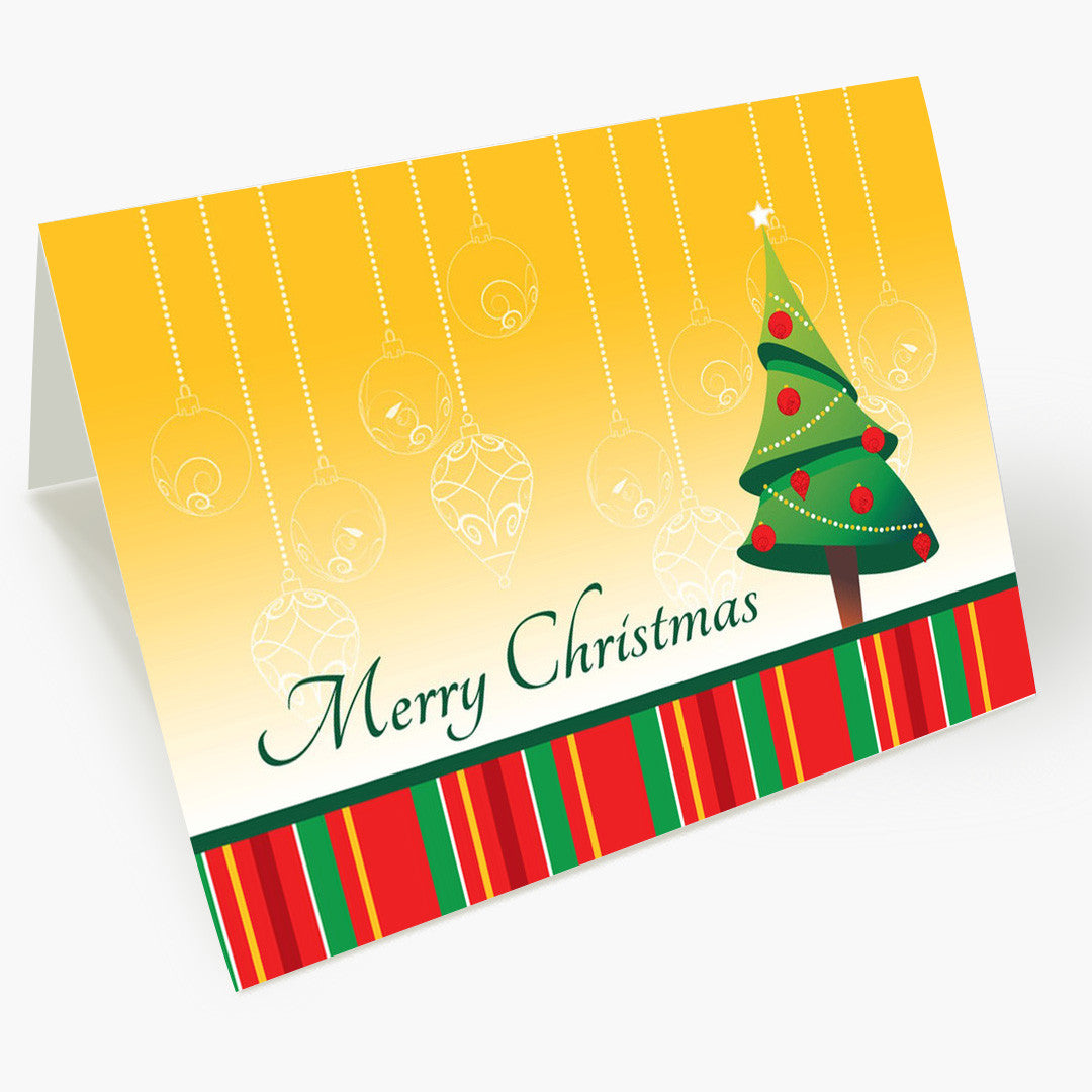 Bright Greetings Christmas Card